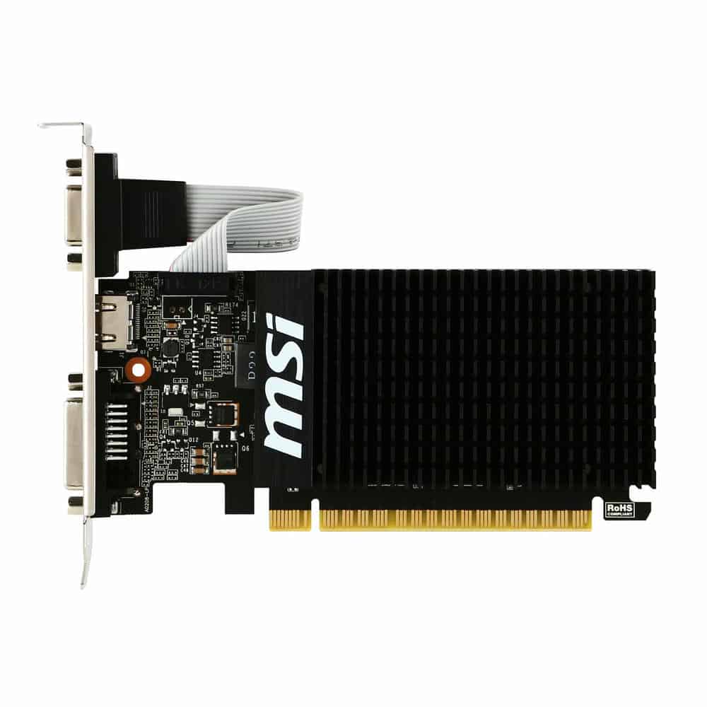 (image for) MSI GeForce GT 710 Passive Silent Graphics Card 2GB